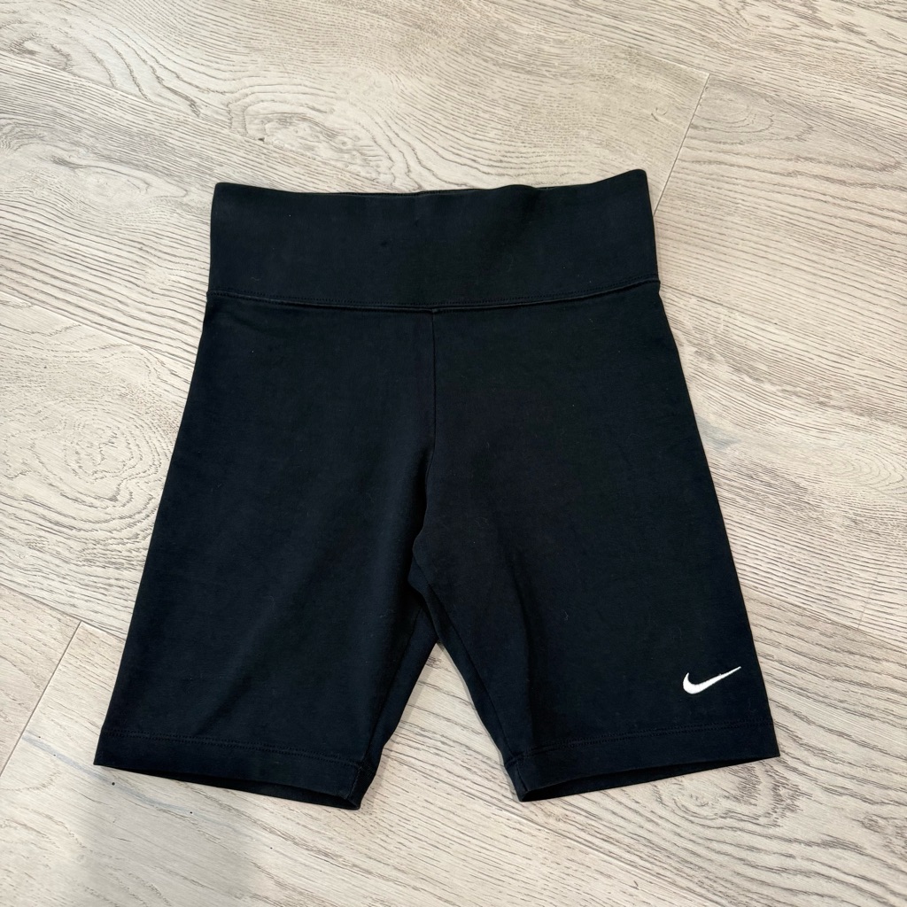 Nike Black High-Waisted Biker Shorts